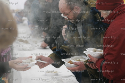 Gdansk, pod namiotem na Targu Weglowym. Jak co roku...