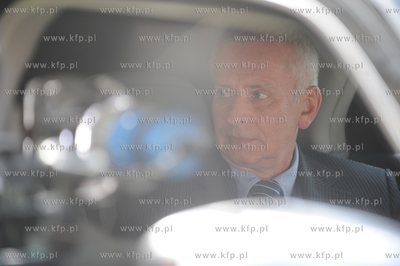 Gdansk, ul. Ogarna. Zdjecia z planu filmu "Milion Dolarow"w...