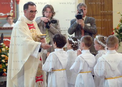 Przyjecie do Pierwszej Komunii Swietej w Koscierzynie...