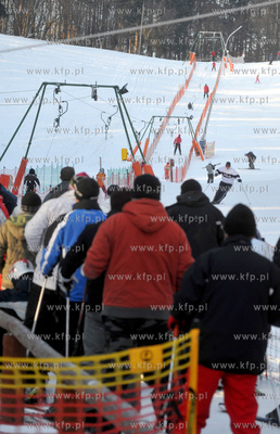 Stok narciarski i saneczkowy na Lysej Gorze w Sopocie....