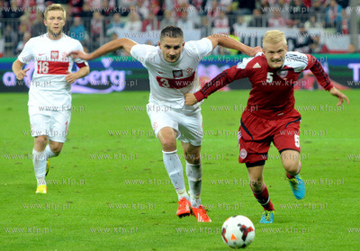 Gdansk. PGE Arena. Mecz towarzyski Polska- Dania. ...