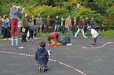 Festiwal Streetwaves w Gdansku Dolnym Wrzeszczu. Performance...