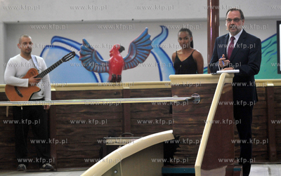 Otwarcie Aquaparku Reda w Redzie. Atrakcją jest akwarium,...