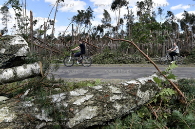 Skutki wichury na Pomorzu. Orlik na Kaszubach w gminie...