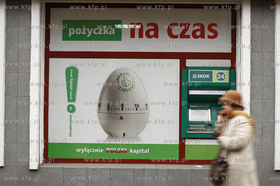 Gdansk. Ul. Rajska. Nz. reklama pozyczki Skok Stefczyka.
10.03.2009
fot....