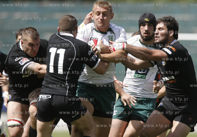 Gdansk. Polfinal play off ekstraligi rugby Lechia Gdansk...