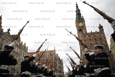 Gdansk. Dlugi Targ. Uroczystości 66 rocznicy Powrotu...