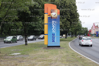 Witacze promujące Halowe Mistrzostwa Swiata w Lekkoatletyce,...