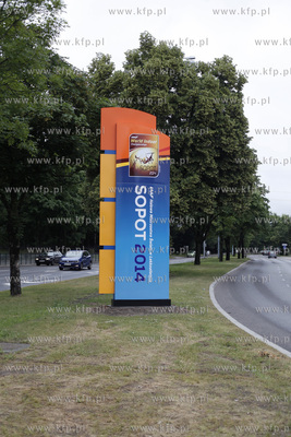 Witacze promujące Halowe Mistrzostwa Swiata w Lekkoatletyce,...