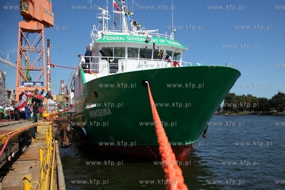 Stocznia Remontowa Shipbuilding SA w Gdansku. Chrzest...