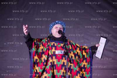 Gdańsk. Długi Targ. Protest studentów i studentko...