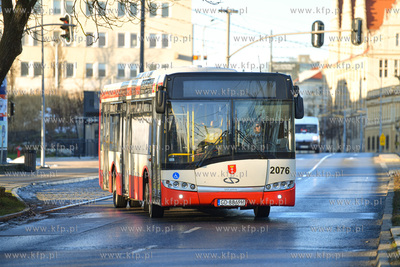 Autobus solaris urbino na Hucisku. 27.01.2021 fot....