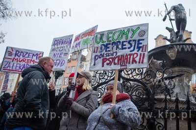 Gdańsk. Marsz dla zdrowia psychicznego. 24.11.2019...