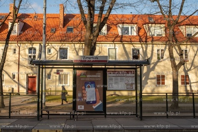 Gdańsk, Wrzeszcz, Al. Wojska Polskiego. Na wiacie...