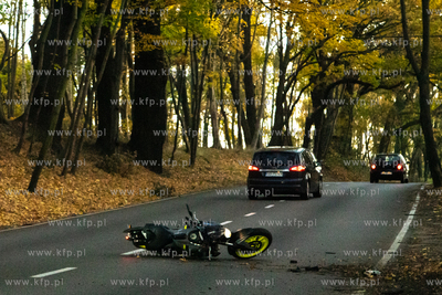 Wypadek na Al. Zwycięstwa w Gdyni .Motocyklista stracił...