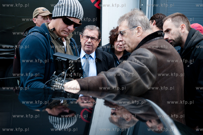 Gdynia. Plan zdjeciowy filmu pt Uklad Zamkniety w rezyserii...