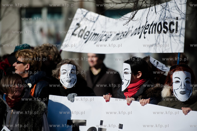 Gdynia. Trójmiejska Manifa 2012. Marsz zorganizowany...