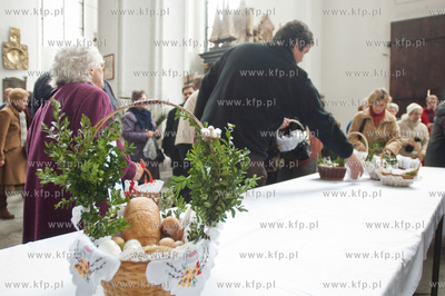 Gdansk.Swieta Wielkanocne w Bazylice Mariackiej. Wielka...