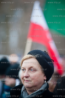 Gdansk. Cmentarz Garnizonowy przy ul. Gielguda. Apel...