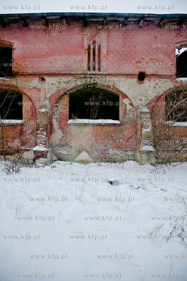 Tereny zespolu dworsko-palacowego z folwarkiem w Rusocinie.
Nz...