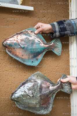 Gdansk. Spotkanie z dziennikarzami, prezentujace postep...