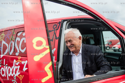 Gdynia. Skwer Kosciuszki. Lato z SLD. Leszek Miller...