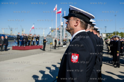 Port Wojenny w Gdyni Oksywie. Uroczystosc objecia obowiazkow...
