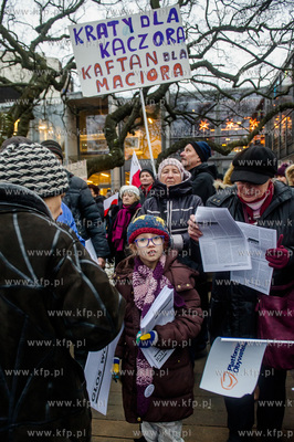Gdynia. Strajk Obywatelski Komitetu Obrony Demokracji...