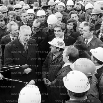 Wizyta I sekretarza KC PZPR Edwarda Gierka w Gdańsku....