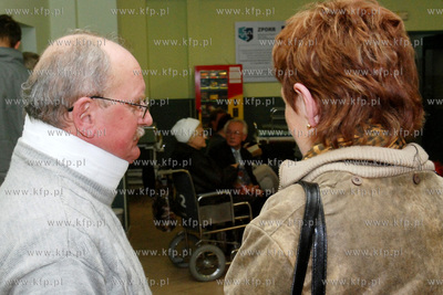 Zderzenie dwoch trolejbusow na ulicy Morskiej w Gdyni,...