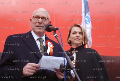 Chrzest i przekazanie RO-RO samochodowca TAIPAN w Stoczni...