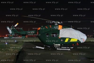 Gdansk , Rebiechowo Nz. Eurocopter 145 w maowaniu Litewskiej...