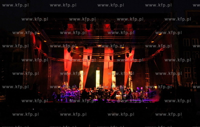 Gdansk. Targ Weglowy. Gdanskie Widowisko Nocy Swietojanskiej....