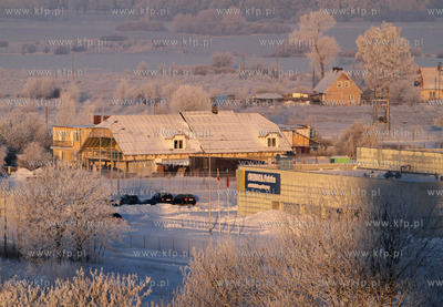Gdansk, Rebiechowo. Mrozny poranek temperatura wynosila...