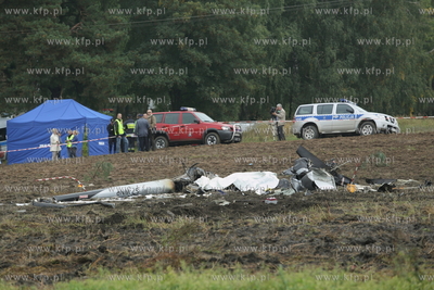 Katastrofa smiglowca ROBINSON R44 RAVEN II w Wygoninie...