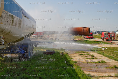 W Porcie Lotniczym Gdansk odbyly sie wspolne cwiczenia...