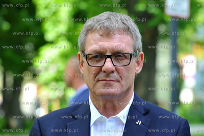 Sopot. Park Lecha i Marii Kaczynskich. Konferencja...