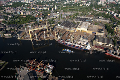 Stocznia Szczecinska z lotu ptaka. 13.05.2009 fot....
