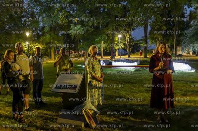 Sopot, Park Północny. Odsłonięcie rzeźby Andriusa...