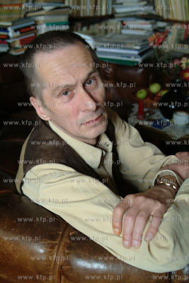 Andrzej Waskiewicz - poeta z Gdanska. 27.09.2002 fot....