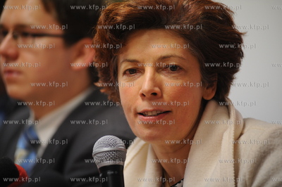 Posel Nelly Rokita w biurze poselskim Zbigniewa Kozaka...