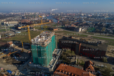 Gdansk, Mlode Miasto, tereny dawnej Stoczni Gdansk....