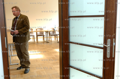 Konferencja prasowa w siedzibie Solidarnosci w Gdanksu...