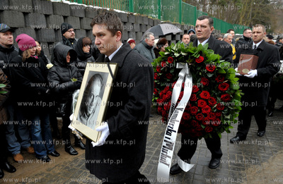 Pogrzeb aktora, Stanislawa Michalskiego, na gdanskim...