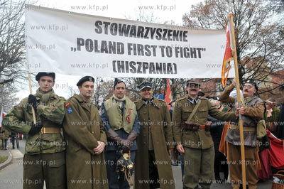 Gdanska Parada Niepodleglosc na ul. Podwale Staromiejskie....