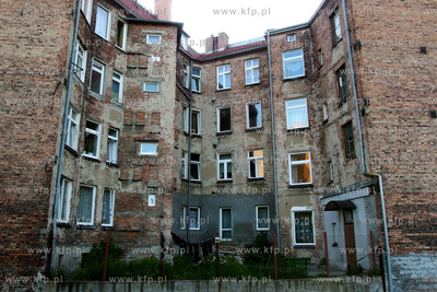 Gdansk Dolny Wrzeszcz. Kamienice na na ul. Leczkowa...