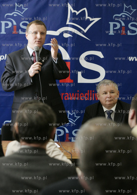 Gdansk. Zebranie zarzadu pomorskiego Prawa i Sprawiedliwosci....