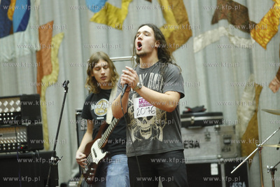 Gdansk. Budynek Not. Precasting do programu telewizji...