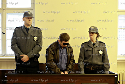 Gdansk. Sad okregowy. Ogloszenie wyroku w sprawie oskarzonego...