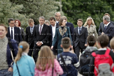 Gdansk Westerplatte. Delegacja Niemieckiej Federacji...